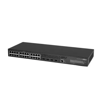 DAHUA AS5500-24GT4XF, 24 Port Gigabit, 4 Port 10G SFP, L3 Yönetilebilir, Rack Mount Switch
