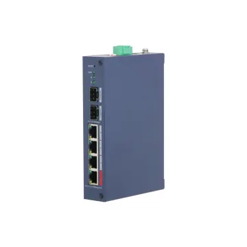 DAHUA CHS4206-4ET-90, 4 Port, Megabit, PoE 90W, 2 Port SFP, Cloud Yönetilebilir, Switch