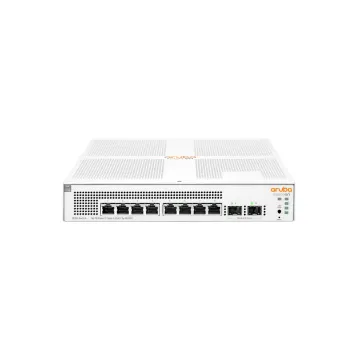 HP Aruba Instant On, JL681A, 1930-8G, 8Port, GigaBit, PoE 124W, 2 Port Gigabit SFP, Yönetilebilir, Rack Mount Switch