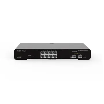 RUIJIE REYEE RG-NBS3100-8GT2SFP, 8 Port, GigaBit, 2Port SFP, L2 Yönetilebilir, Metal Kasa, Masaüstü, Switch