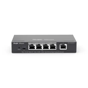 RUIJIE REYEE RG-ES205GC-P 5 Port GigaBit ,4X PoE 54W RUIJIE Colud Yönetilebilir Switch Metal Kasa