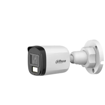 DAHUA HAC-B1A21P-U-IL-A-0360B, 2Mpix, 3.6mm Lens, 25 Mt Gece Görüşü, Smart Dual Light, Dahili Mikrofon, Bullet Kamera