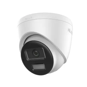 HILOOK IPC-T240HA-LUFC, 4Mpix, 2,8mm Lens, H265+, Dual Light, 30Mt Gece Görüşü, Dahili Mikrofon, IP67, PoE, Dome, IP Kamera