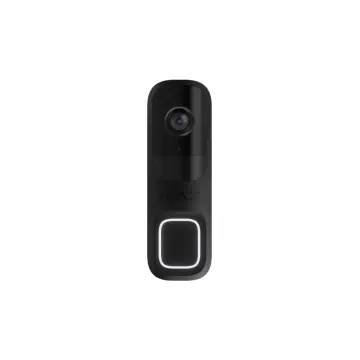 AJAX, DOORBELL, Kablosuz, Kameralı, Kapı Zili Siyah