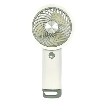 FENY FN-F35, BEYAZ-YEŞİL, 3 Kademeli Hız, Kancalı, Elde Kullanım, Dahili 500mAh Bataryalı, Type-C Şarj Girişli, Vantilatör