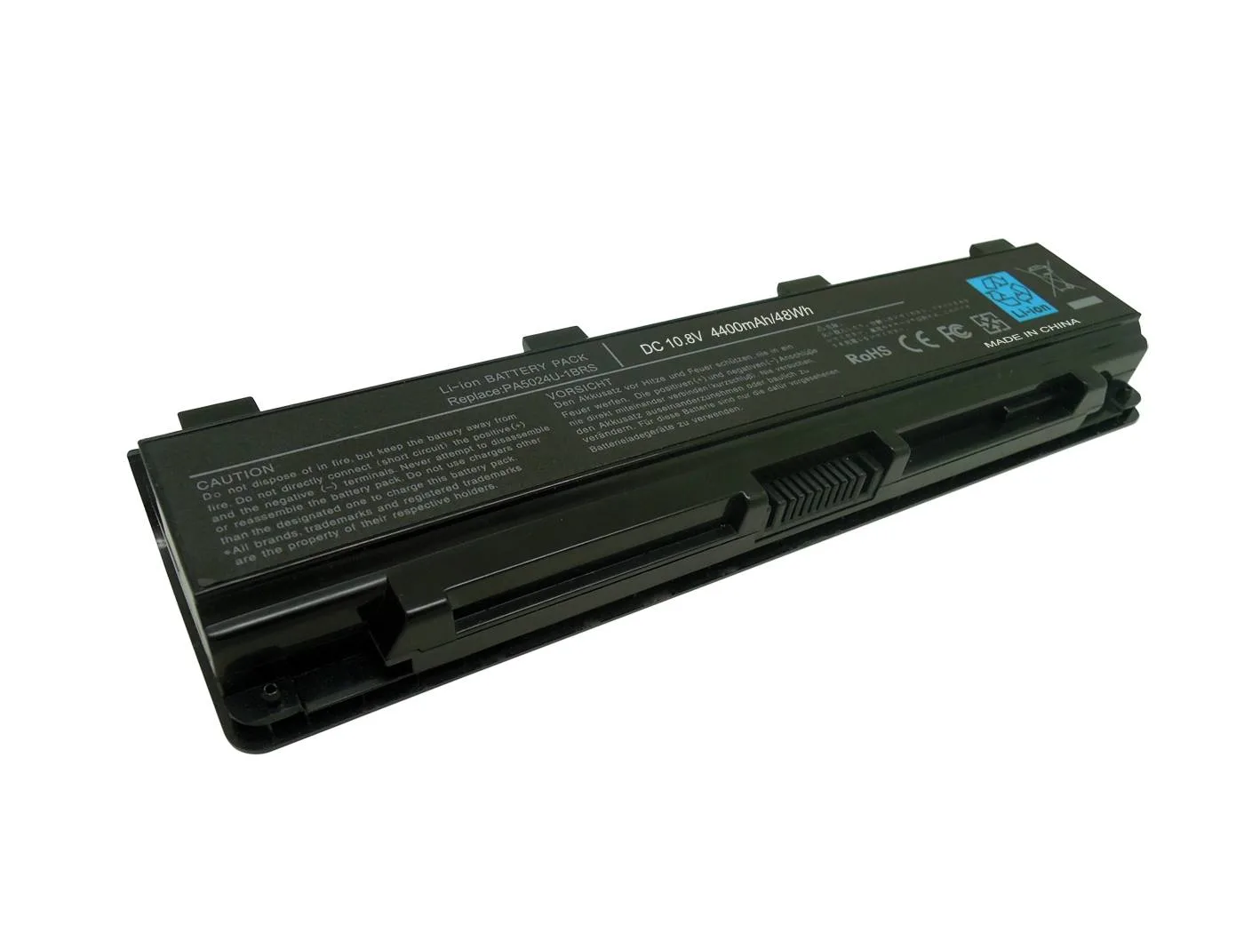 FreeCell Toshiba Dynabook Satellite C850, PA5024U-1BRS Notebook Bataryası - Siyah - 6 Cell