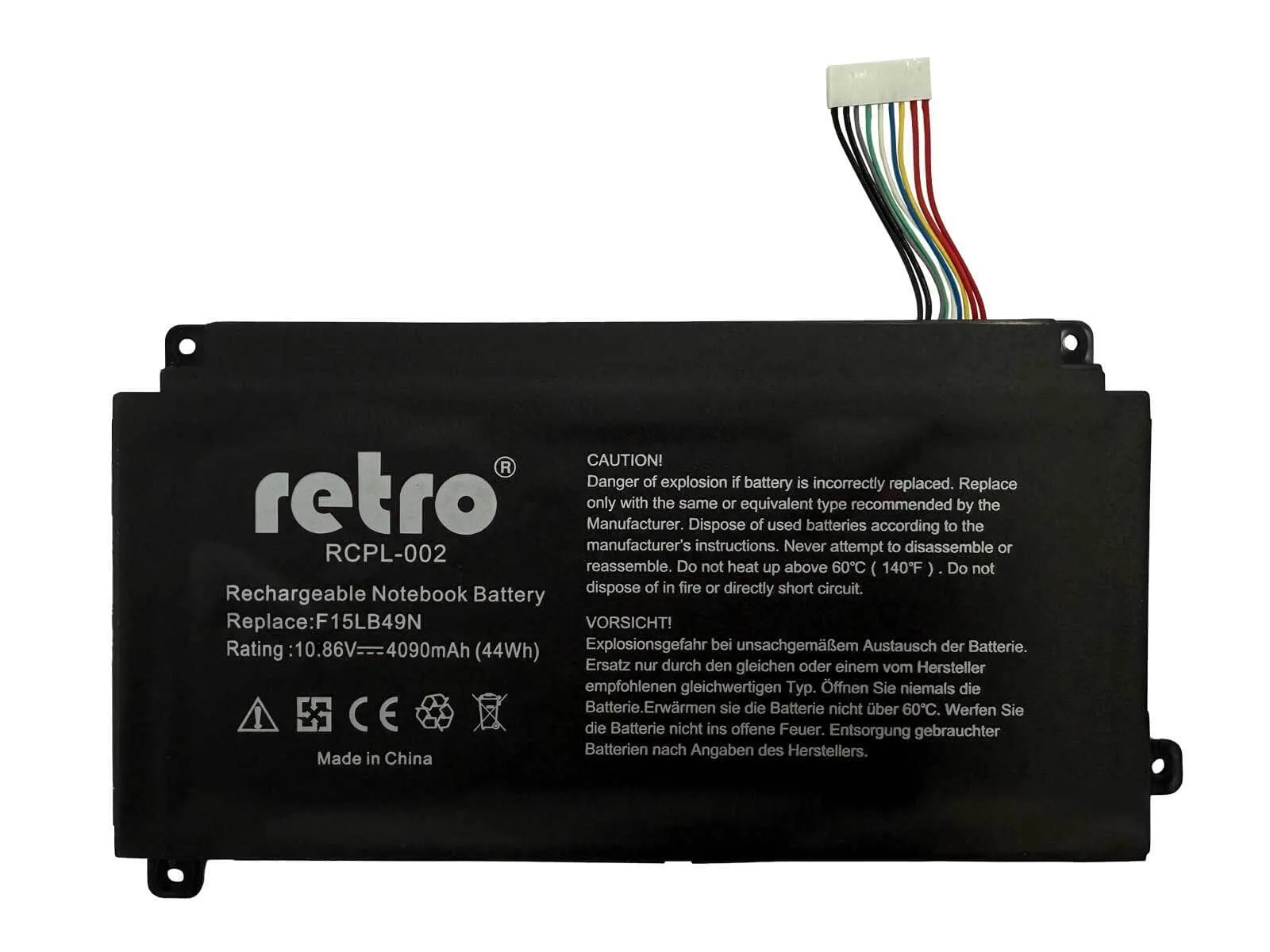 RETRO Casper Nirvana F600, F15LB49N Notebook Bataryası
