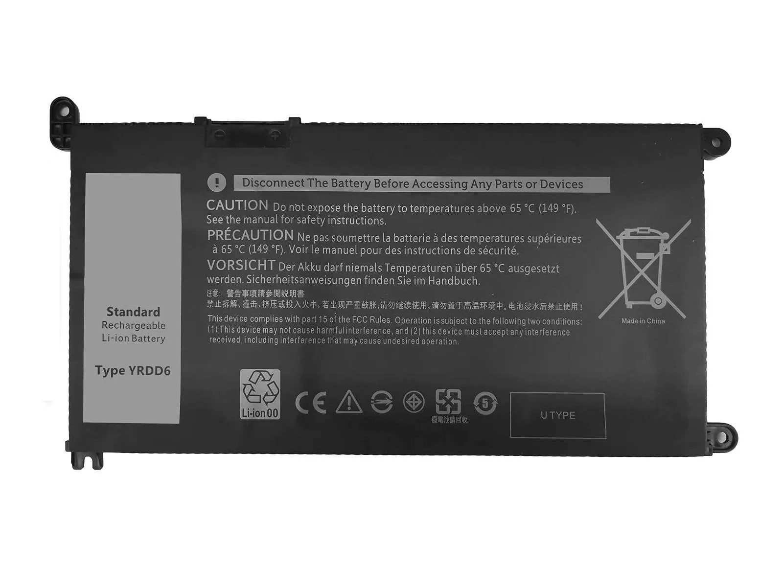 RETRO Dell Inspiron 5585, 5590, YRDD6 Notebook Bataryası