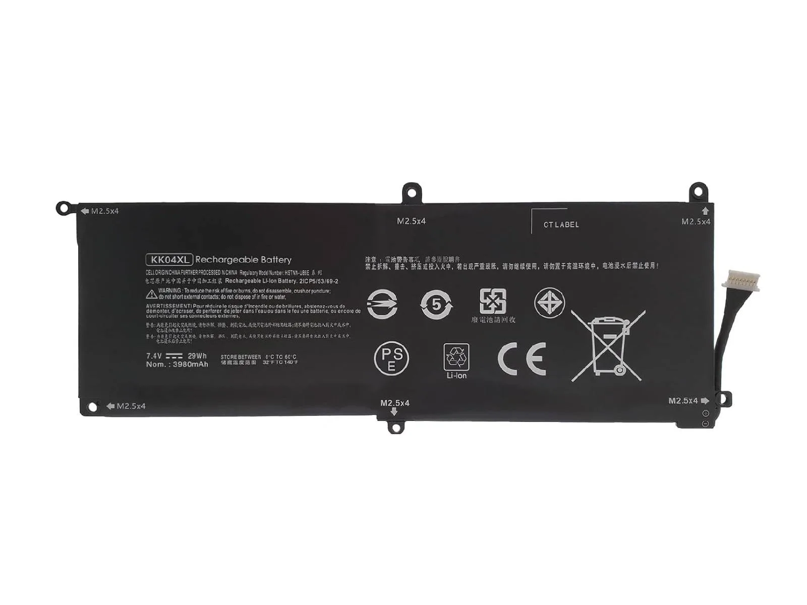 RETRO Hp Pro x2 612 G1, KK04XL Notebook Bataryası - Ver.2 (Tablet)