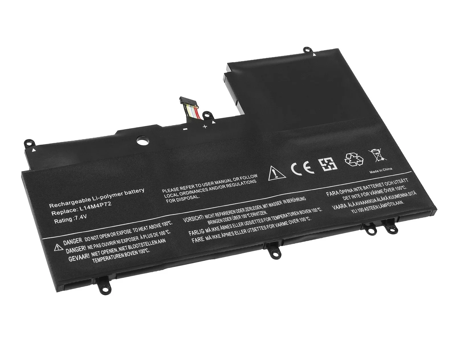 RETRO Lenovo IdeaPad Yoga 700-14ISK, L14M4P72 Notebook Bataryası