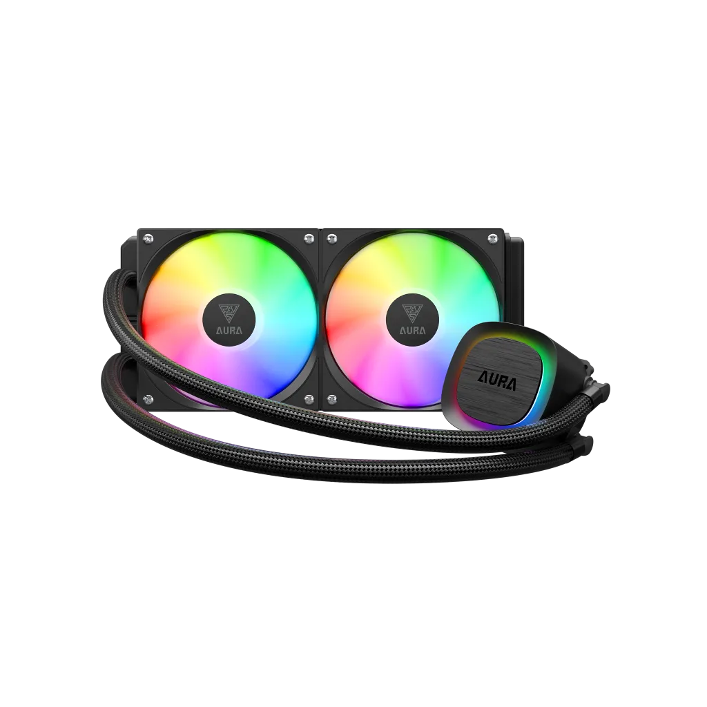 GAMDIAS AURA GL240 V2, 240mm, RGB, 2 Fanlı, CPU Sıvı Soğutma