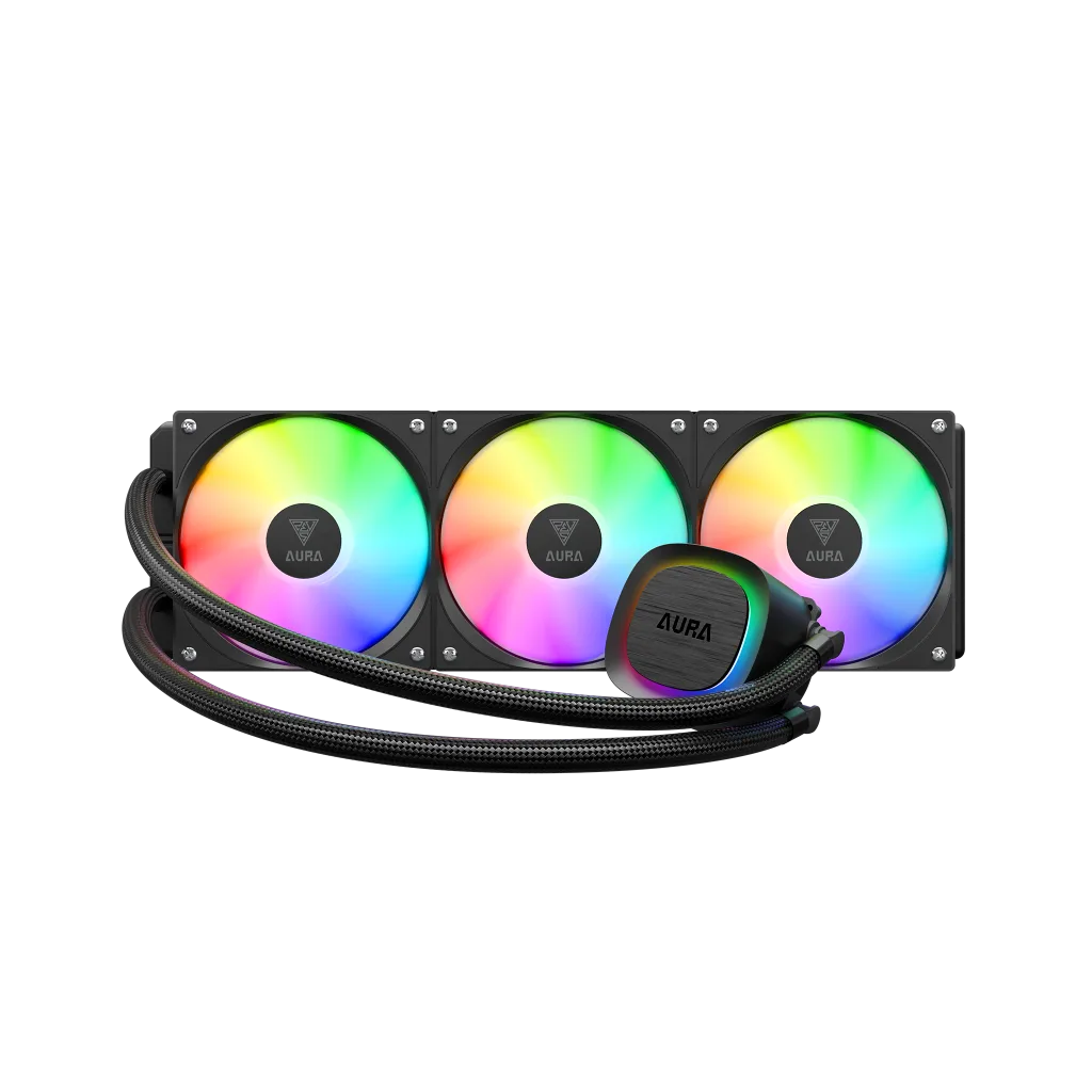 GAMDIAS AURA GL360 V2, 360mm, RGB, 3 Fanlı, CPU Sıvı Soğutma