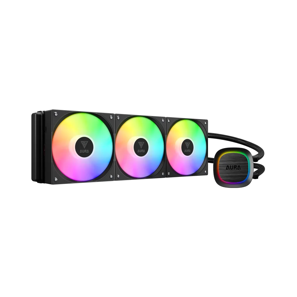 GAMDIAS AURA GL360 V2, 360mm, RGB, 3 Fanlı, CPU Sıvı Soğutma