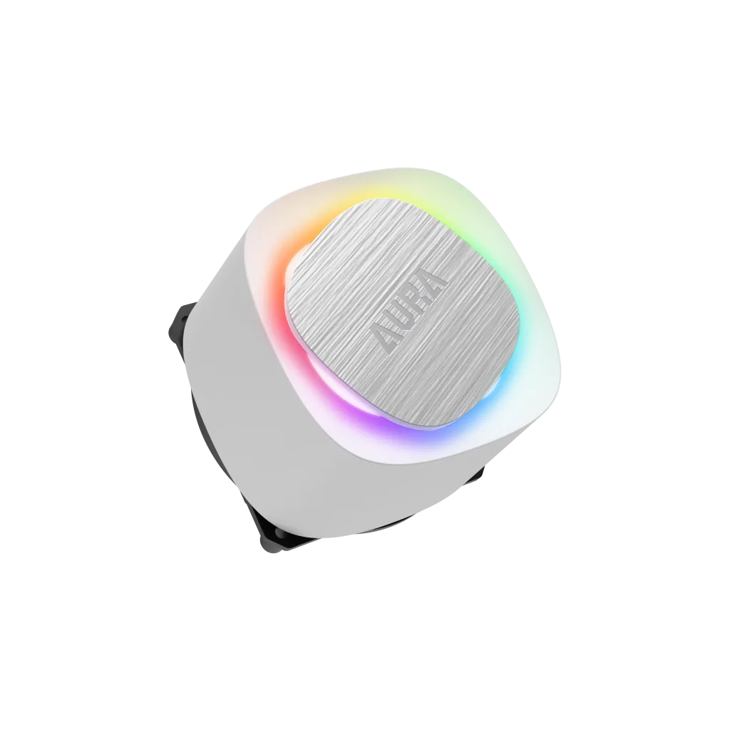 GAMDIAS AURA GL360 V2 WH, White Edition, 360mm, RGB, 3 Fanlı, CPU Sıvı Soğutma
