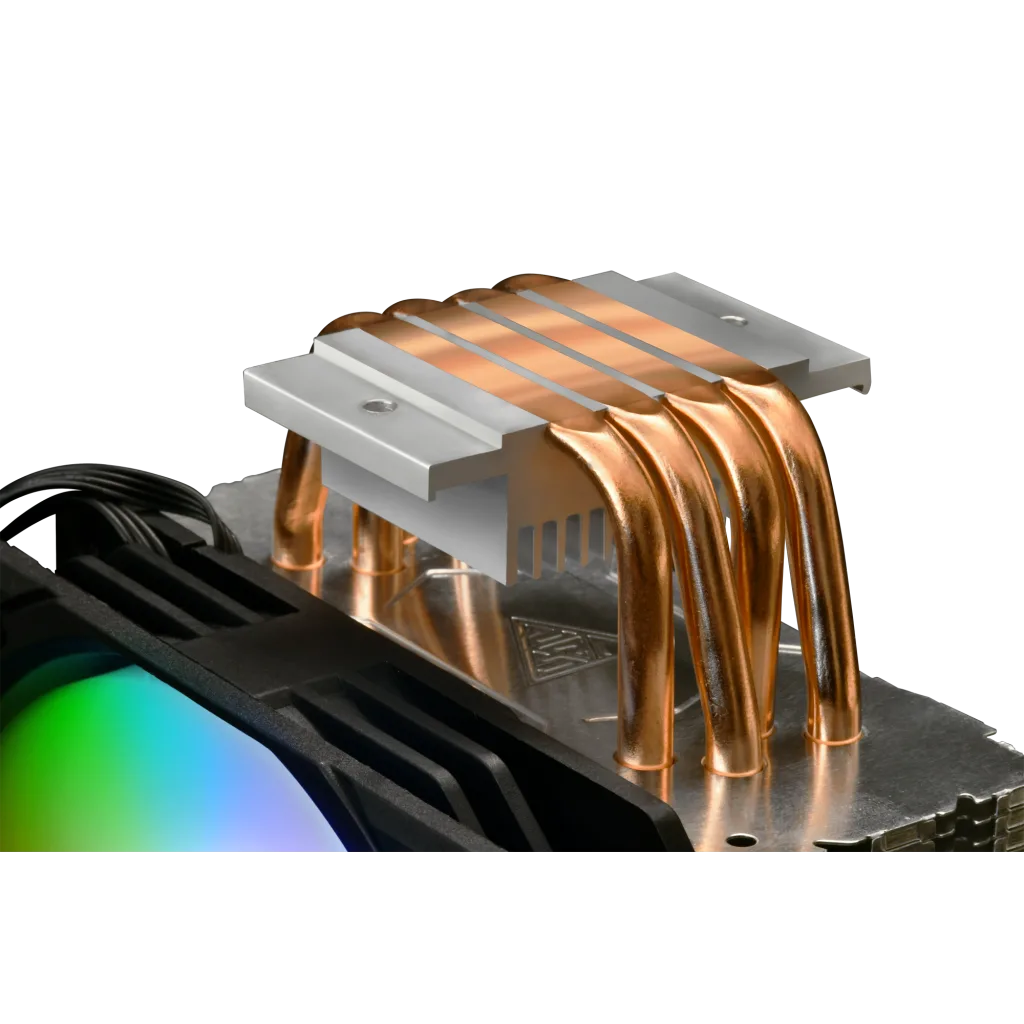 GAMDIAS BOREAS E1-410, ARGB, 120mm, CPU Kule Tipi Hava Soğutma, Doğrudan Temas Teknolojisine Sahip 4 adet Gelişmiş Bakır