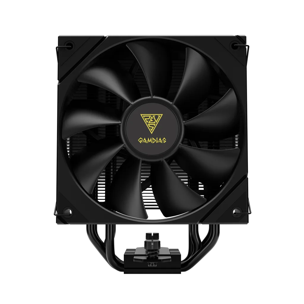 GAMDIAS BOREAS E2-410, Black Edition, 120mm, CPU Kule Tipi Hava Soğutma, Doğrudan Temas Teknolojisine Sahip 4 adet Geliş