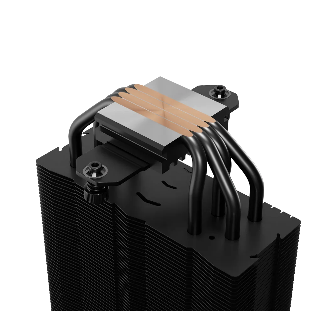 GAMDIAS BOREAS E2-410, Black Edition, 120mm, CPU Kule Tipi Hava Soğutma, Doğrudan Temas Teknolojisine Sahip 4 adet Geliş