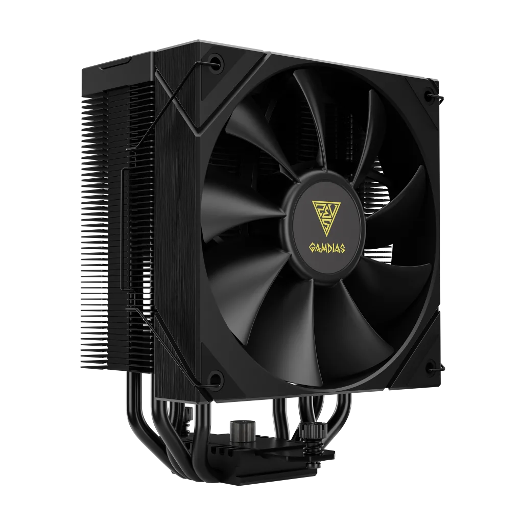 GAMDIAS BOREAS E2-410, Black Edition, 120mm, CPU Kule Tipi Hava Soğutma, Doğrudan Temas Teknolojisine Sahip 4 adet Geliş