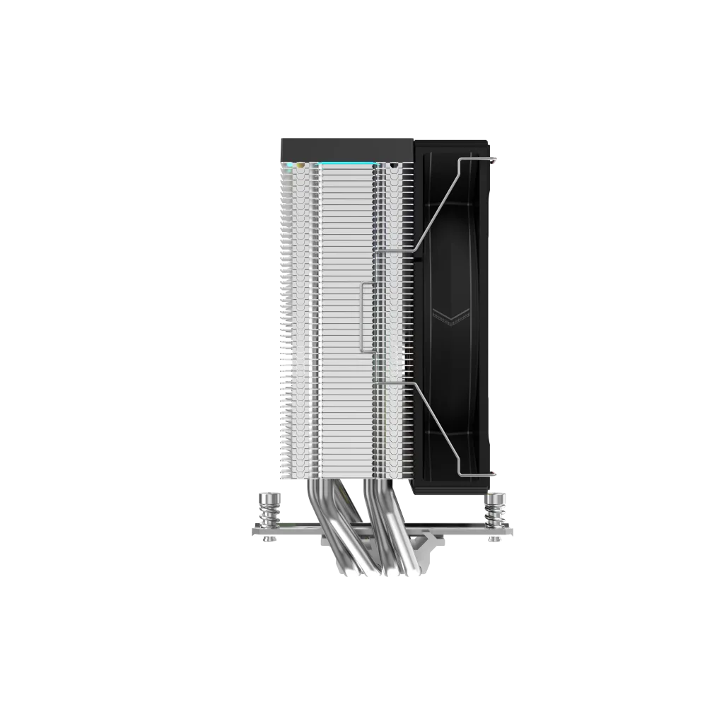 SAMA A40L, Black, 1x120mm ARGB Fan, Kule Tipi Hava Soğutma, 4 adet Gelişmiş Kompozit Isı Borusu, CPU Fan (AMD ve INTEL T