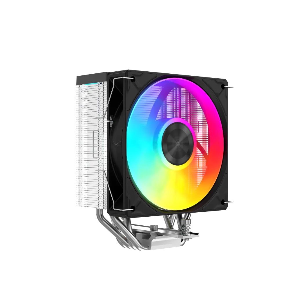 SAMA A40L, Black, 1x120mm ARGB Fan, Kule Tipi Hava Soğutma, 4 adet Gelişmiş Kompozit Isı Borusu, CPU Fan (AMD ve INTEL T