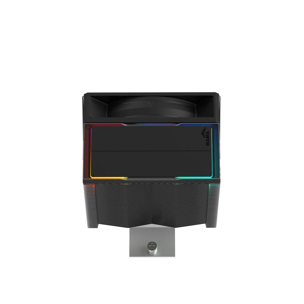 SAMA X40L, Black, 1x100mm ARGB Fan, Kule Tipi Hava Soğutma, 4 adet Gelişmiş Kompozit Isı Borusu, CPU Fan (AMD ve INTEL T