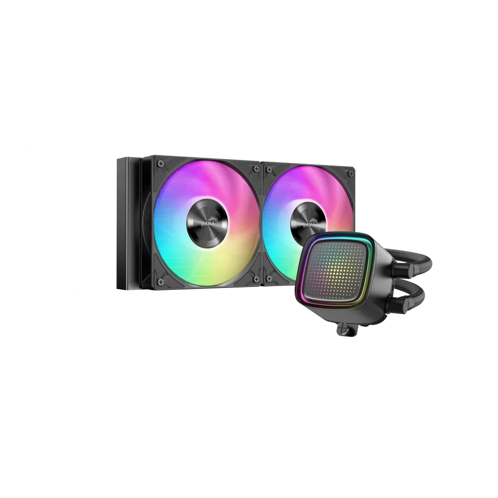 SAMA L50-240BK, Black, 240mm, 2x120mm ARGB Fan, CPU Sıvı Soğutma