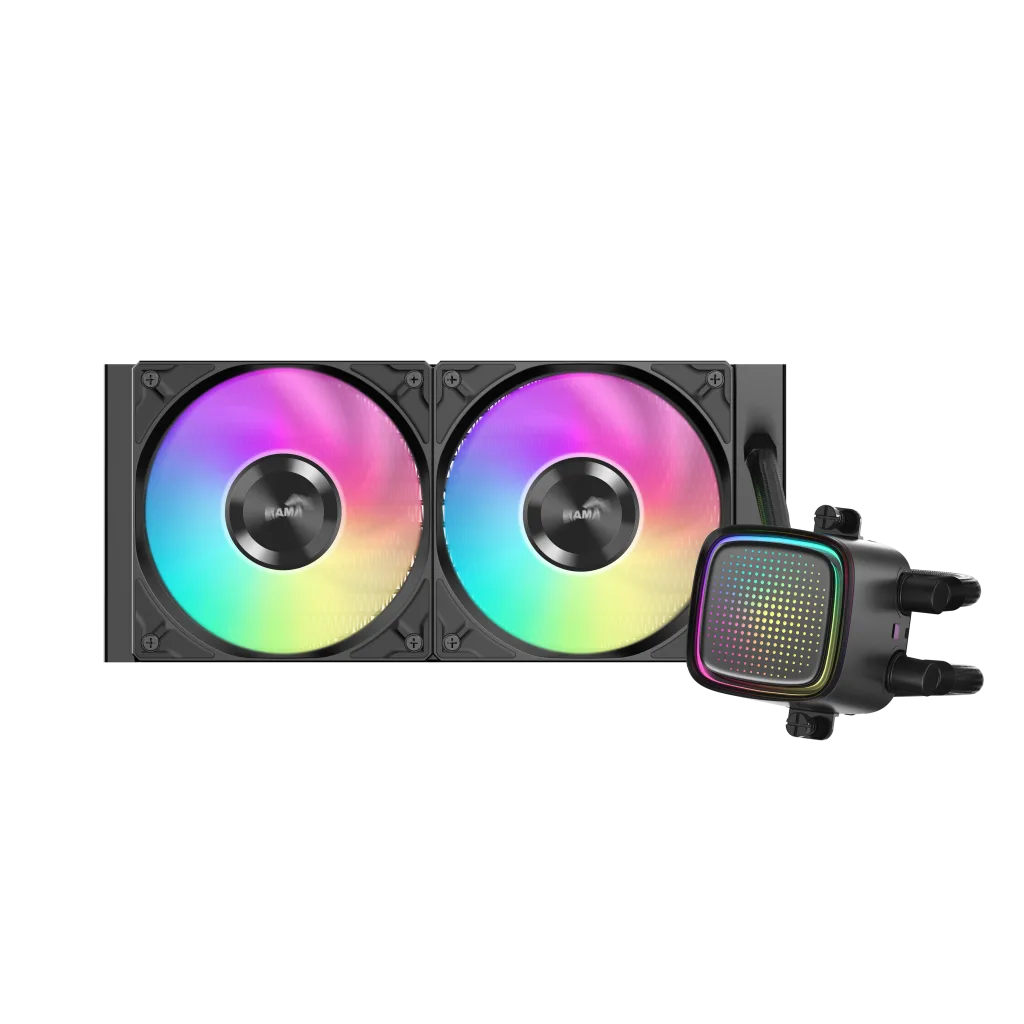 SAMA L50-240BK, Black, 240mm, 2x120mm ARGB Fan, CPU Sıvı Soğutma
