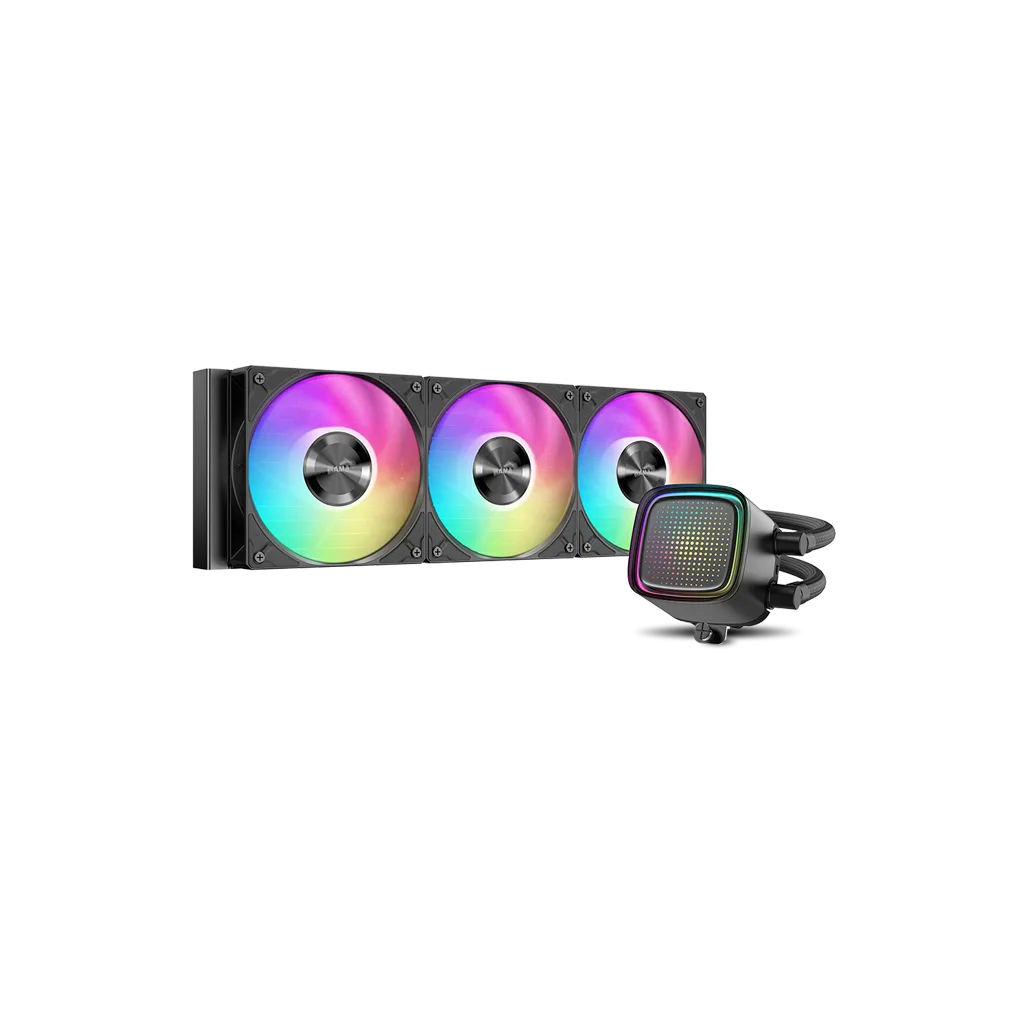 SAMA L50-360BK, Black, 360mm, 3x120mm ARGB Fan, CPU Sıvı Soğutma