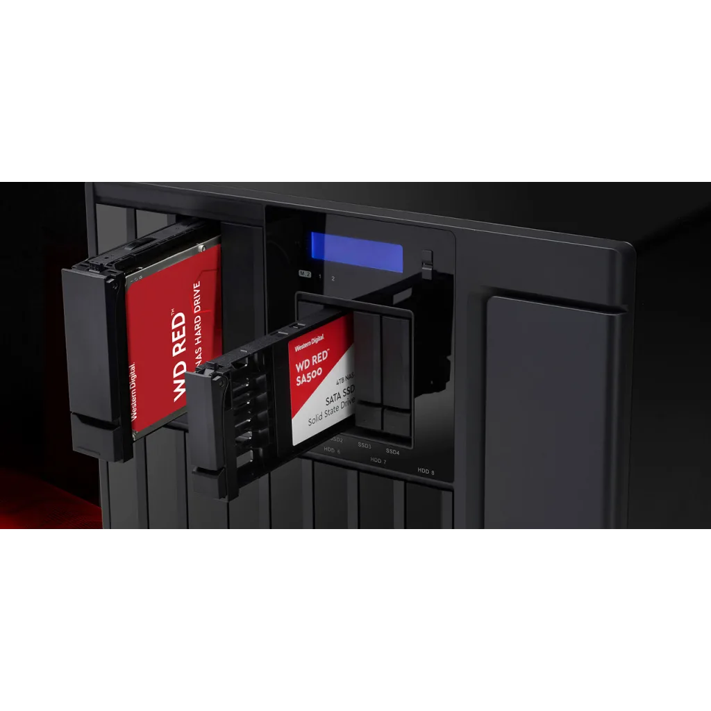 WD Red SA500, WDS200T2R0A, 2TB, 560/530, SERVER ve NAS için Enterprise, 2,5" SATA, SSD
