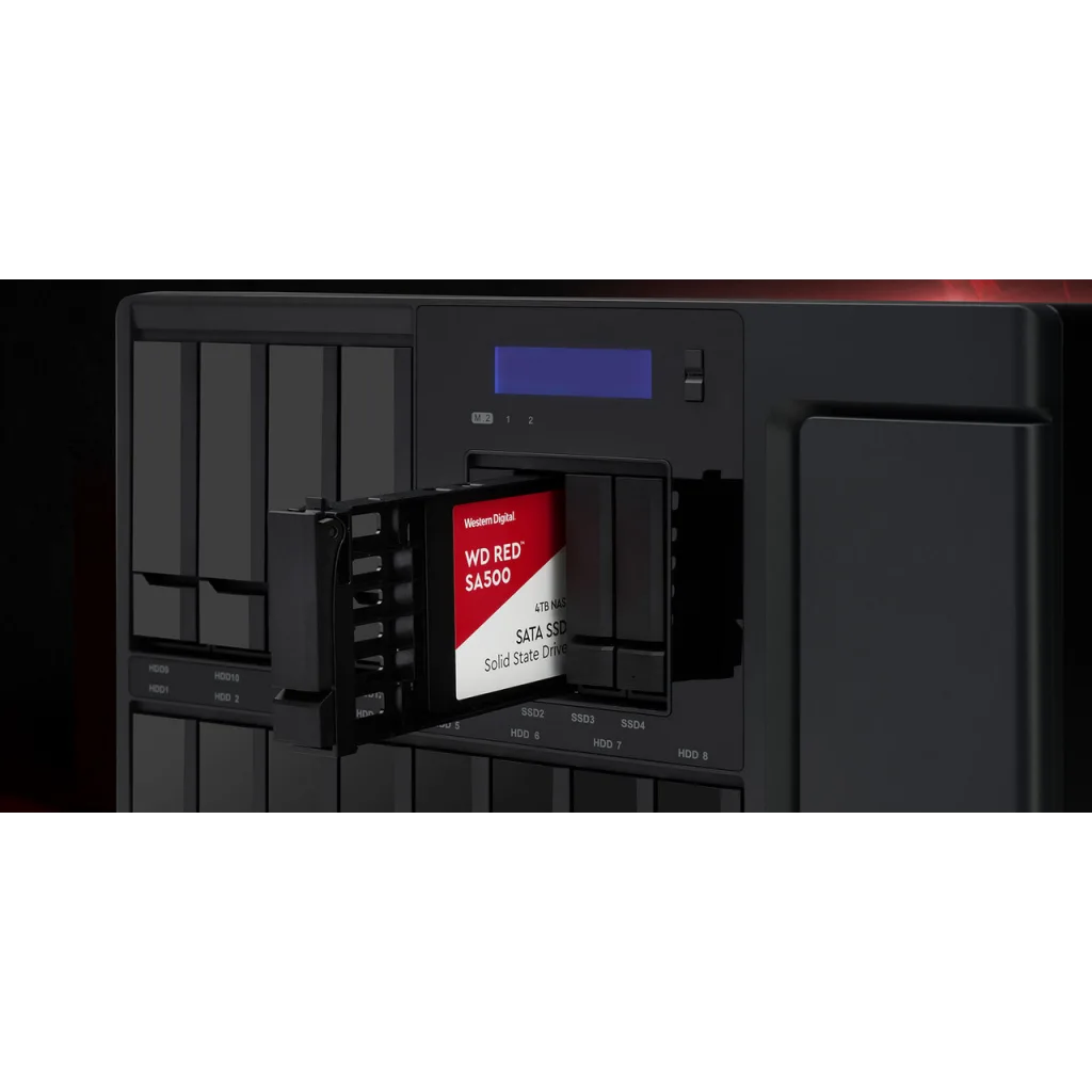 WD Red SA500, WDS500G1R0A, 500GB, 560/530, SERVER ve NAS için Enterprise, 2,5" SATA, SSD