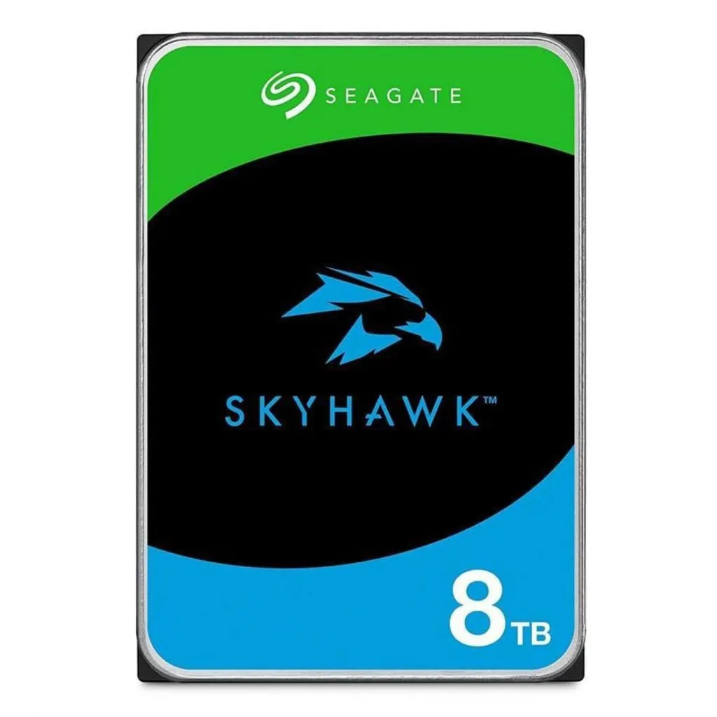 SEAGATE SKYHAWK, ST8000VX010, 3.5", 8TB, 256Mb, 5400Rpm, Güvenlik, HDD