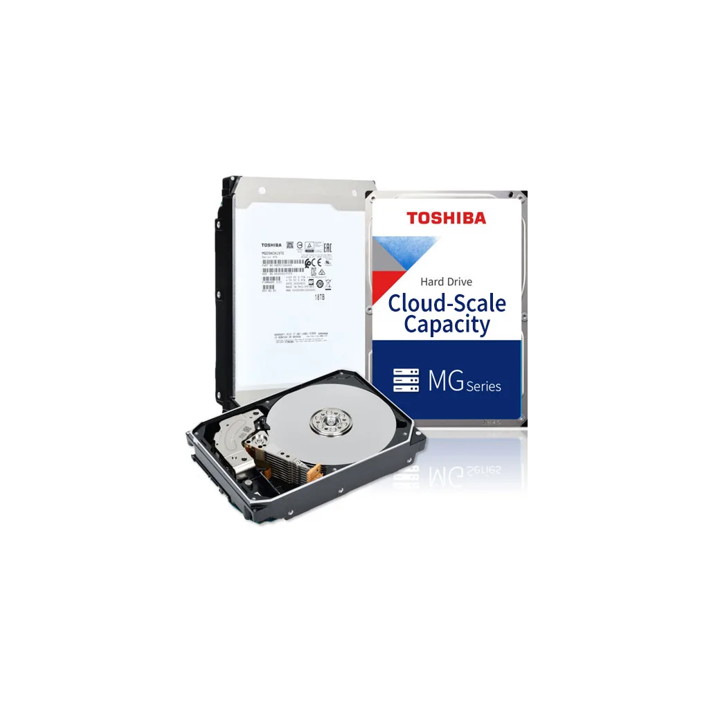 TOSHIBA ENTERPRISE, MG10AFA22TE, 3.5", 22TB, 512Mb 7200 Rpm, 7/24 Güvenlik, Data Center, Nas, Server, HDD (Türkiye Distr