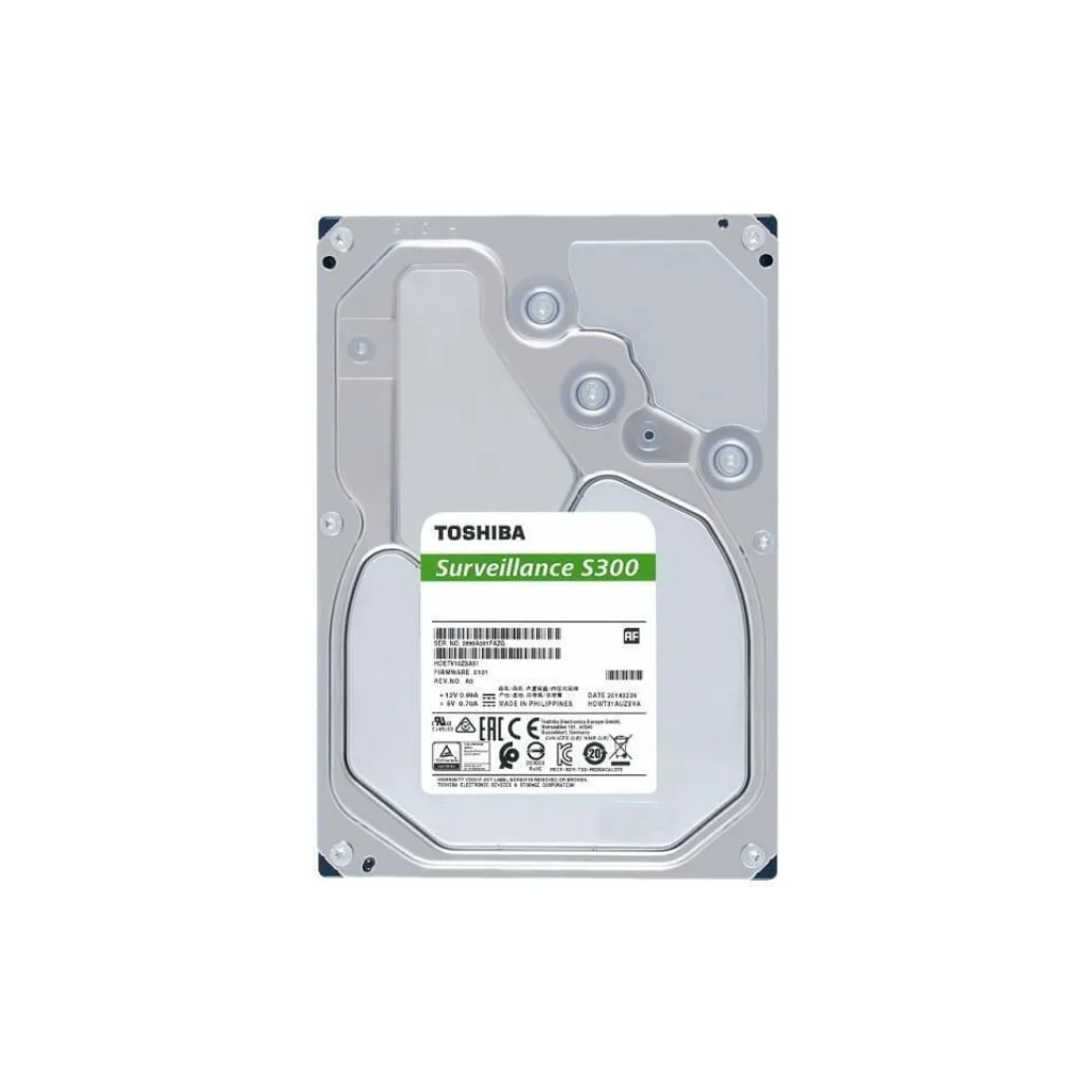 TOSHIBA S300, HDWT860UZSVA, 3.5", 6TB, 256Mb 5400 Rpm, 7/24 Güvenlik HDD (Türkiye Distribütörü Garantili)