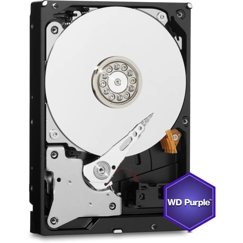 WD PURPLE, WD10PURZ, 3.5" 1TB, 64Mb, 5400 Rpm, 7/24 Güvenlik, HDD