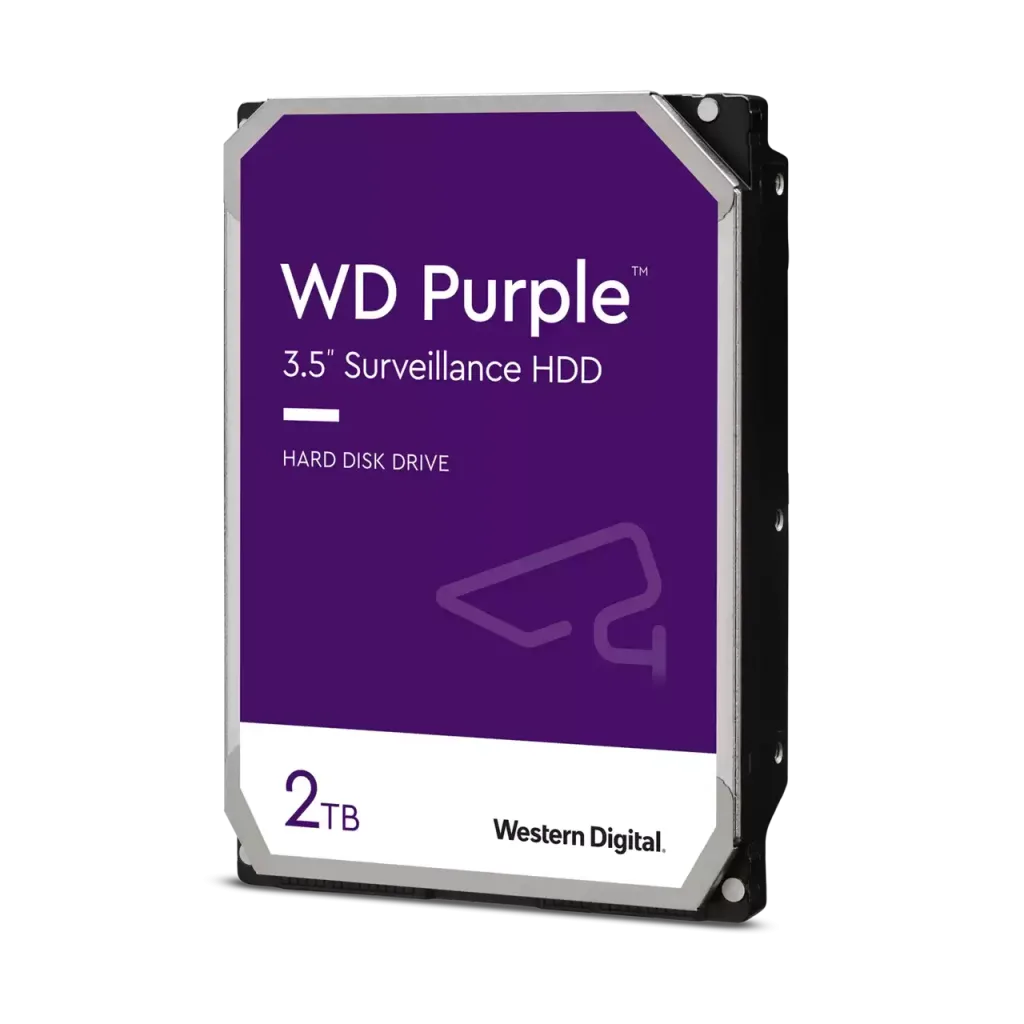 WD PURPLE, WD23PURZ, 3.5", 2TB, 256Mb, 5400 Rpm, 7/24 Güvenlik, HDD (Türkiye Distribütörü Garantili)