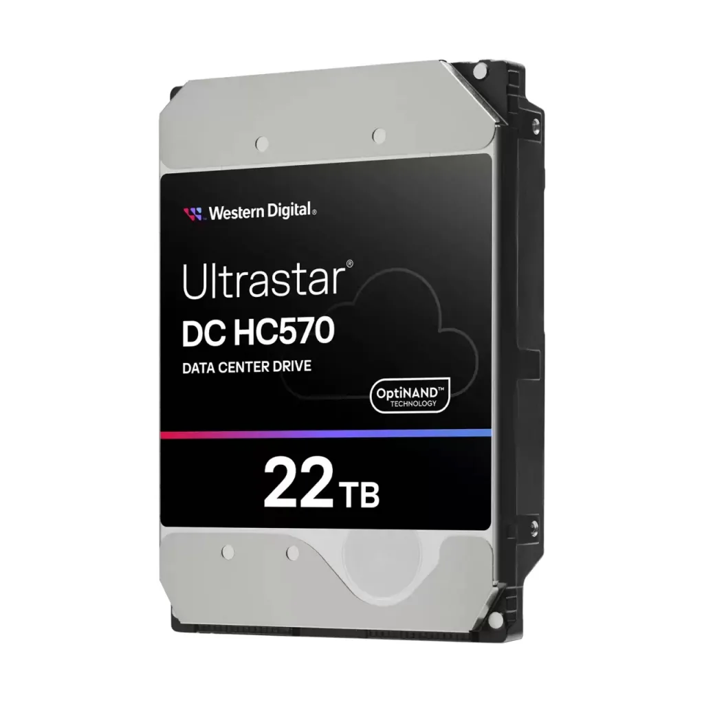 WD ULTRASTAR, WUH722222ALE6L4, 3.5", 22TB, 512Mb, 7200 Rpm, 7/24 Enterprise, DATA CENTER-GÜVENLİK-NAS-SERVER, HDD (DC HC