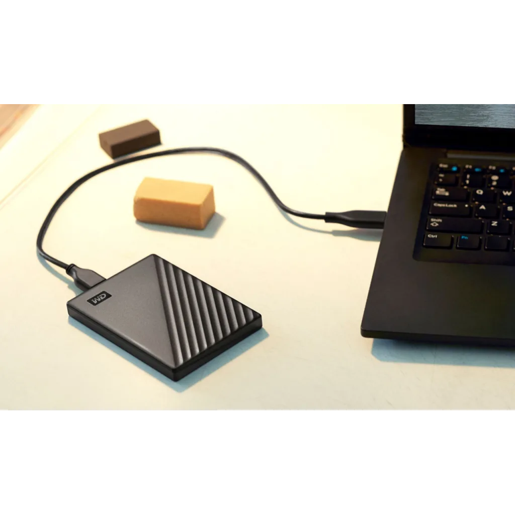 WD WDBYVG0010BBK-WESN, My Passport, 1TB, 2.5", USB3.2, Taşınabilir, Harici HDD, Siyah (Türkiye Distribütörü Garantili)