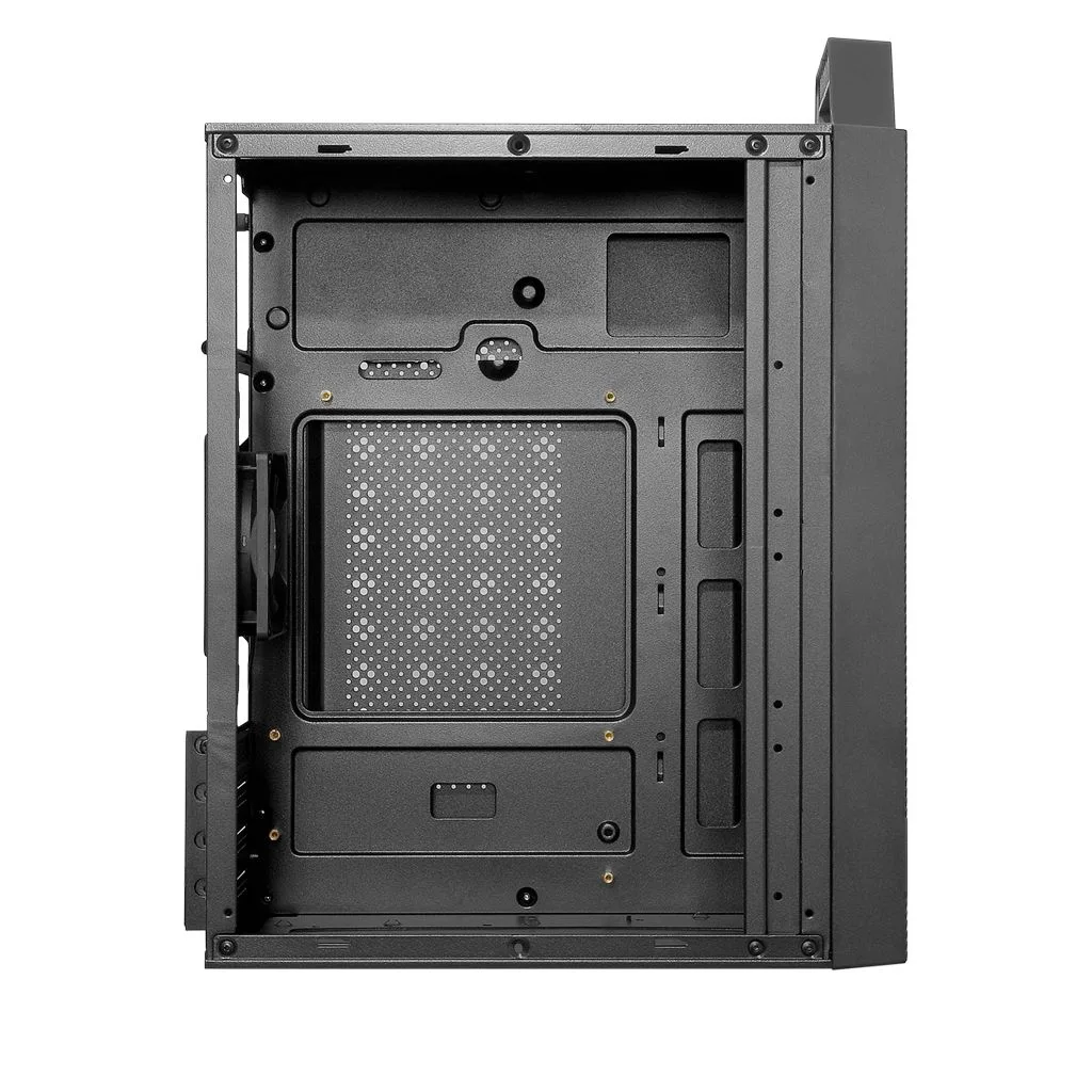 FRISBY FC-2725B, 1x80mm Fan, Siyah, 300W, USB 3.0, mATX, Mini Tower, Kulplu Kurumsal KASA