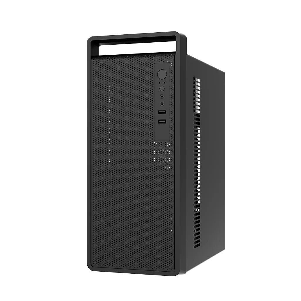 FRISBY FC-2740B, 1x80mm Fan, Siyah, 300W, USB 2.0, mATX, Mini Tower, Kulplu Kurumsal KASA