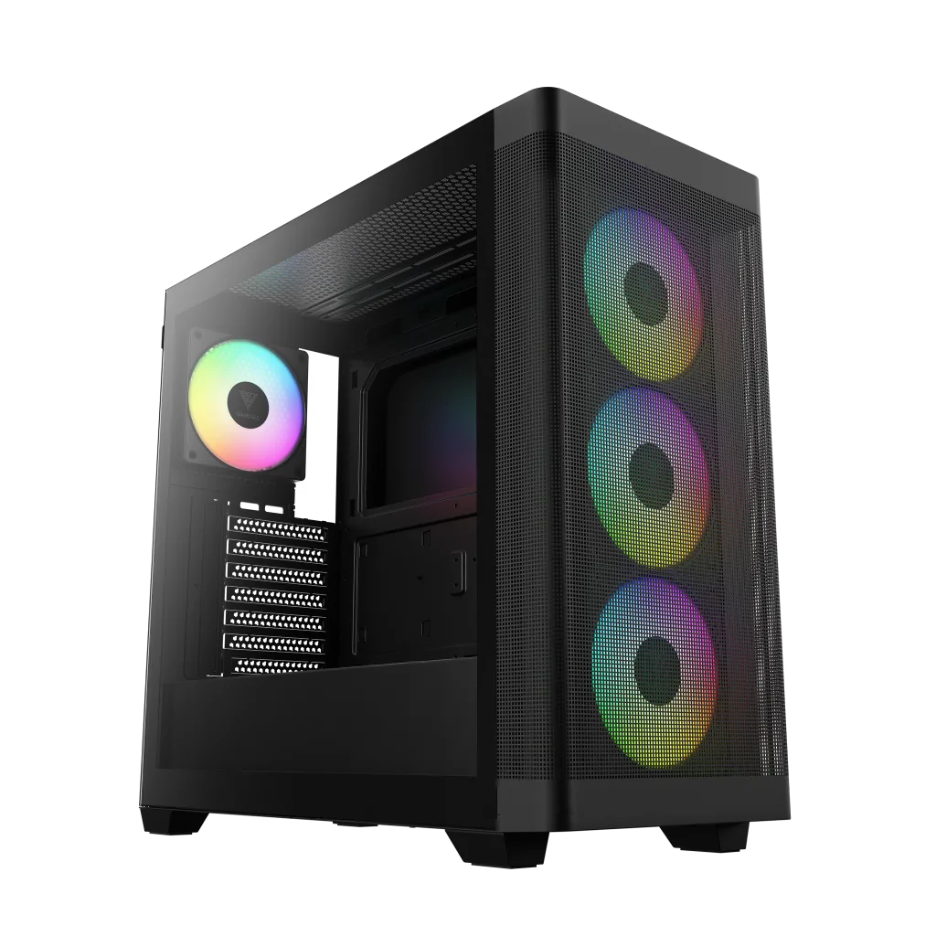 GAMDIAS ATHENA M3, 1600W, Tempered Glass, Type-C, Mesh Ön Panel, ARGB, ATX, Professional GAMING KASA