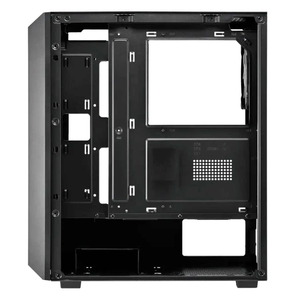 VENTO VG3400S Mid Tower, 750W 80+ Siyah, Temperli Cam, RGB, ATX GAMING KASA