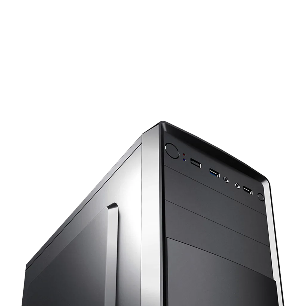 VENTO VS121S Mid Tower, 300W Siyah, ATX Kurumsal KASA