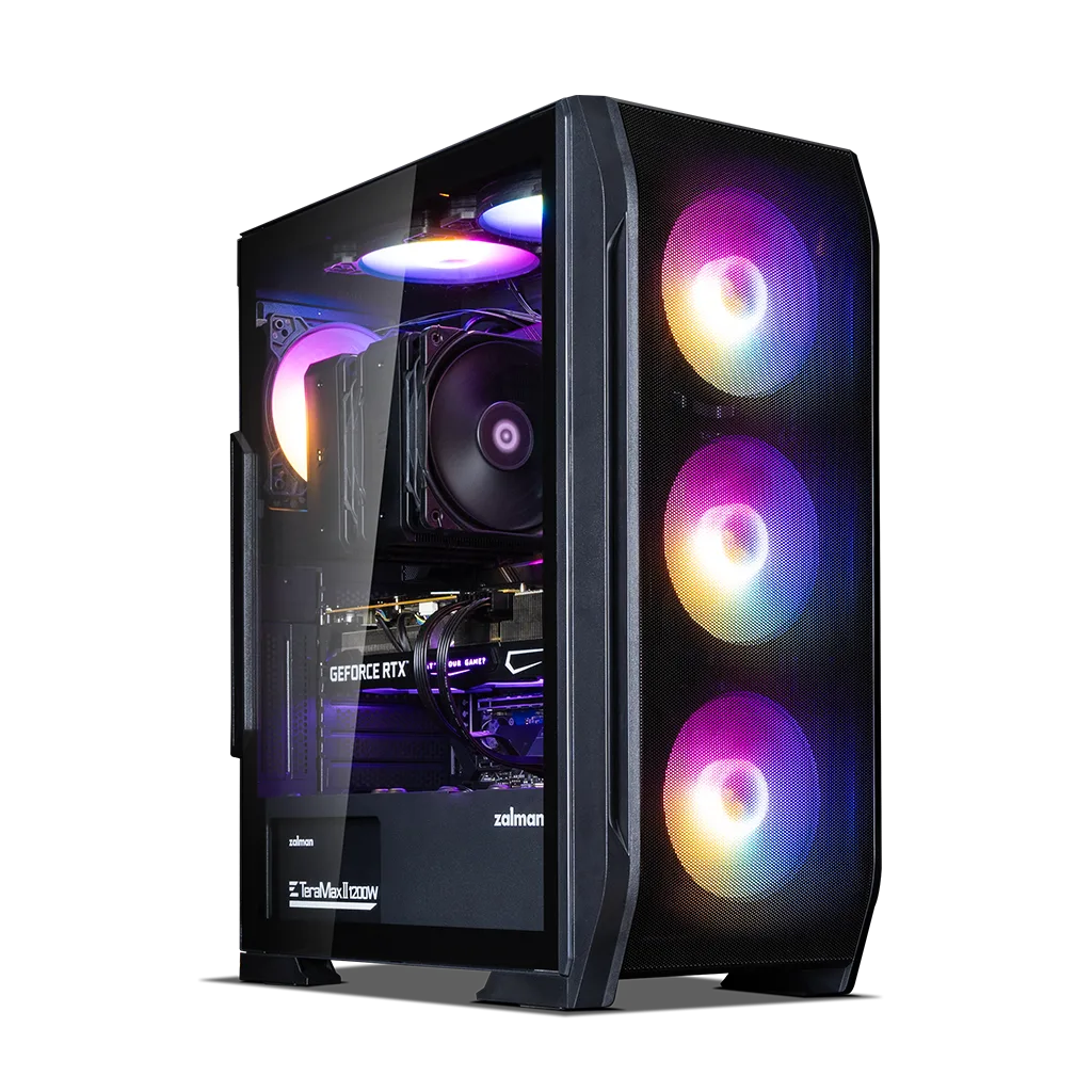 ZALMAN N7 Plus V2, 700W 80+, Mesh Panel, Tempered Glass, 6x120mm RGB Fan, ATX GAMING KASA