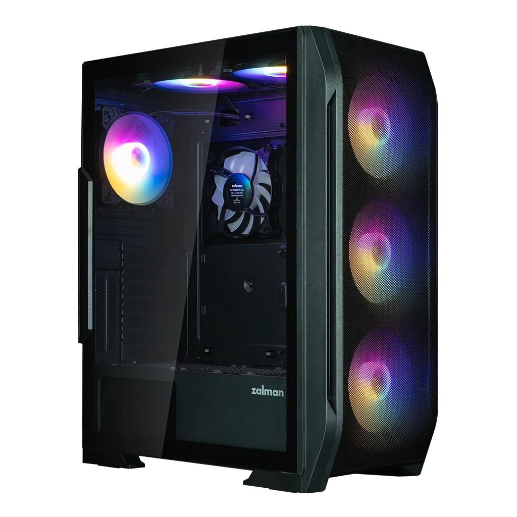 ZALMAN N7 Plus V2, 700W 80+, Mesh Panel, Tempered Glass, 6x120mm RGB Fan, ATX GAMING KASA
