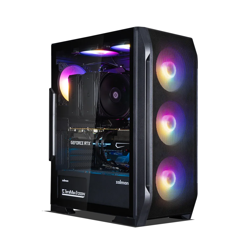 ZALMAN N7 Plus V2, 700W 80+, Mesh Panel, Tempered Glass, 6x120mm RGB Fan, ATX GAMING KASA