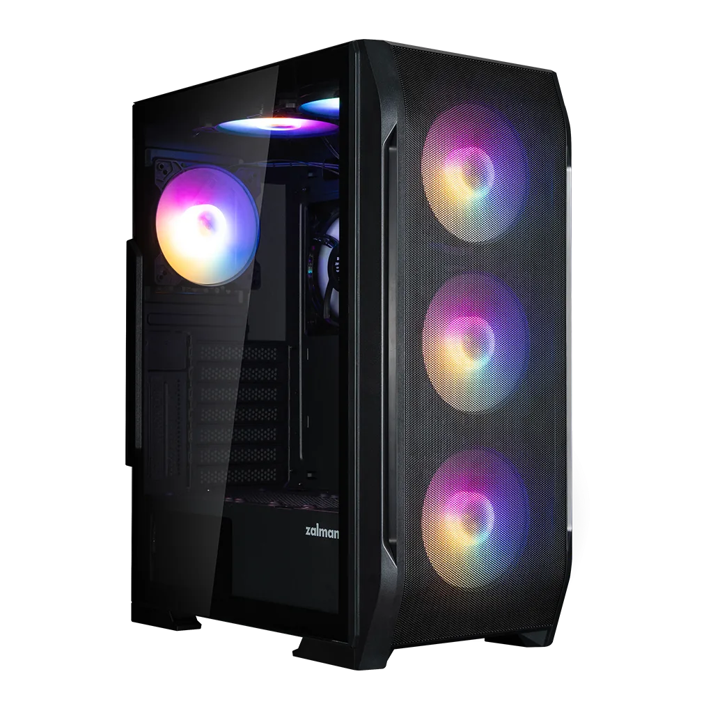 ZALMAN N7 Plus V2, 700W 80+, Mesh Panel, Tempered Glass, 6x120mm RGB Fan, ATX GAMING KASA