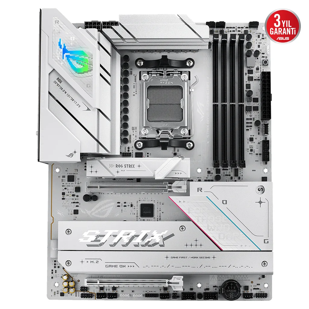 ASUS ROG STRIX B850-A GAMING WIFI7 NEO, 4xDDR5, 4xM.2, HDMI, DP, Type-C, PCIe 5.0, Wi-Fi 7, Bluetooth v5.4, AM5 Soket GA