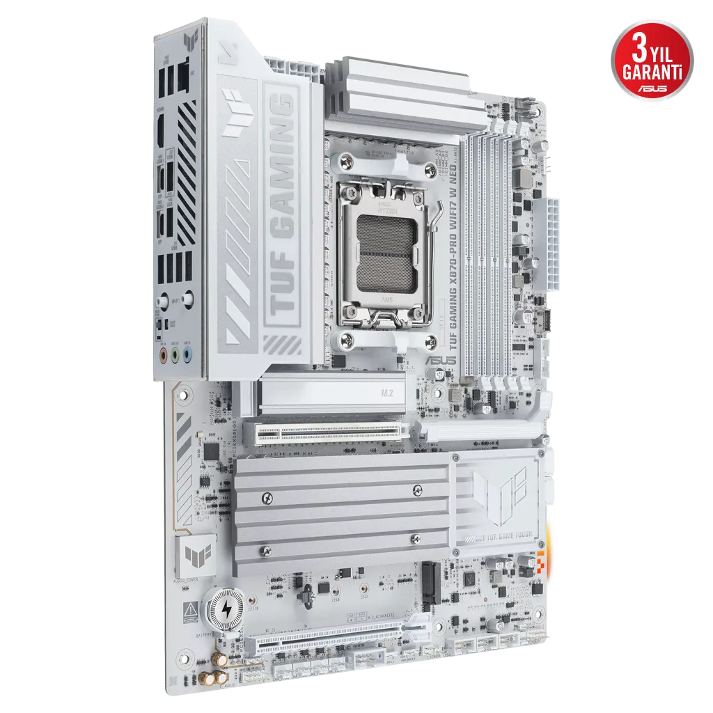 ASUS TUF GAMING B850-PRO WIFI7 W NEO, 4xDDR5, 3x M.2, HDMI, DP, Type-C, Wi-Fi 7, Bluetooth v5.4, AM5 Soket GAMING Anakar