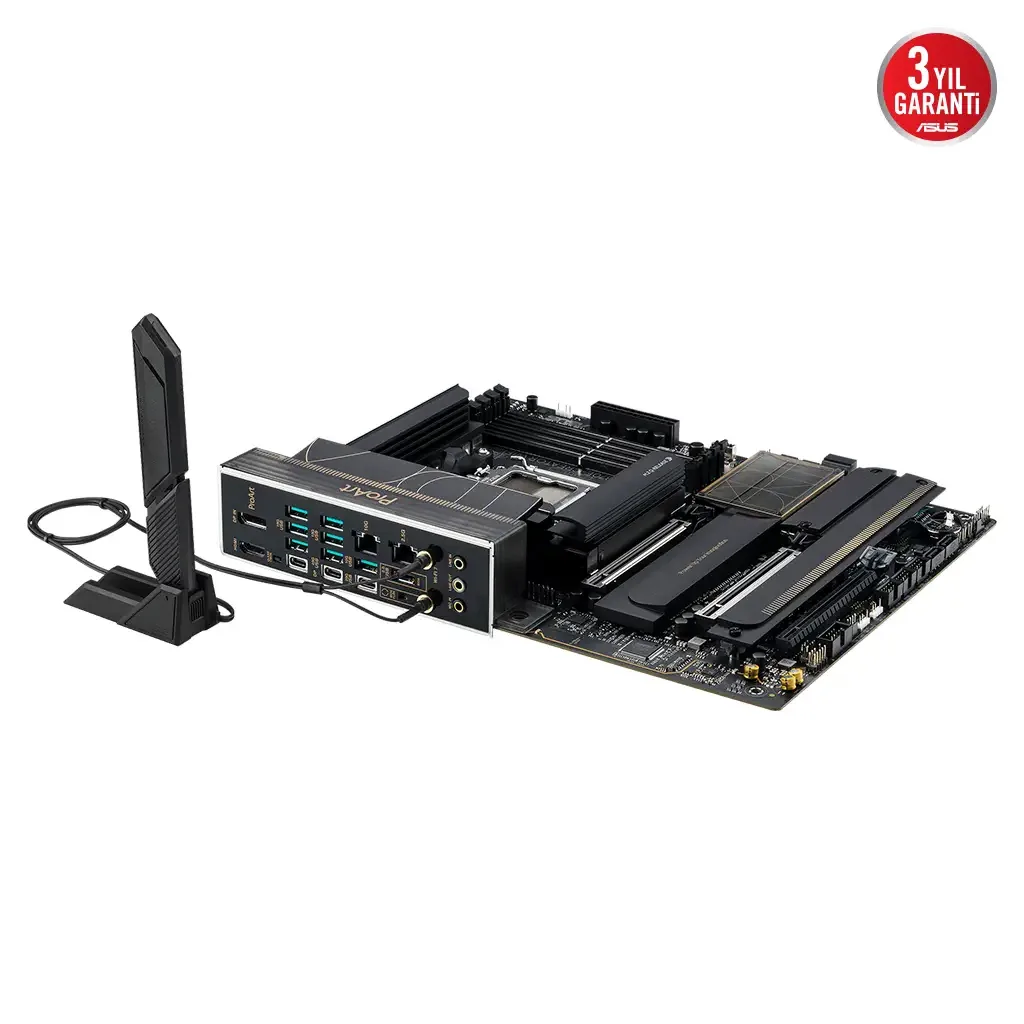 ASUS PROART X870E-CREATOR WIFI, 4xDDR5, 4xM.2, HDMI, DP, Type-C, PCIe 5.0, Wi-Fi 7, Bluetooth v5.4, AM5 Soket GAMING Ana