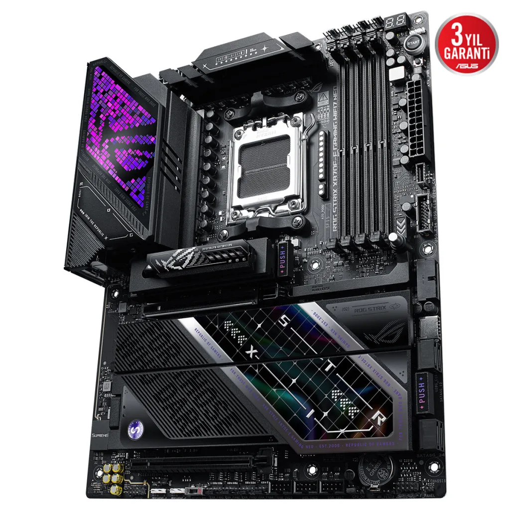 ASUS ROG STRIX X870E-E GAMING WIFI7 NEO, 4xDDR5, 5xM.2, HDMI, DP, Type-C, PCIe 5.0, 2xWi-Fi 7, Bluetooth v5.4, AM5 Soket
